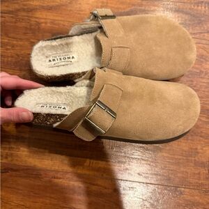 Tan Clogs